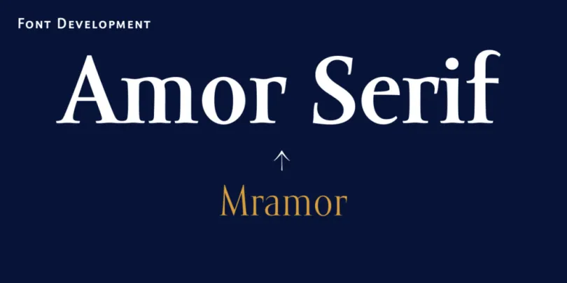 Шрифт Amor Serif Pro