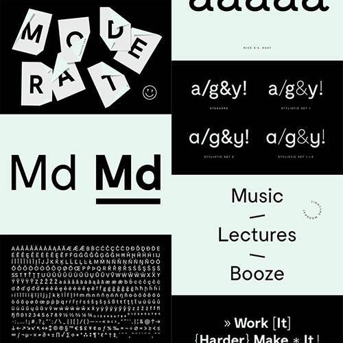 Шрифт Moderat