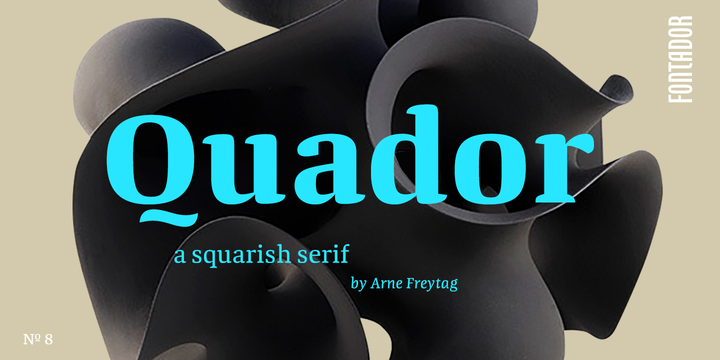 Шрифт Quador