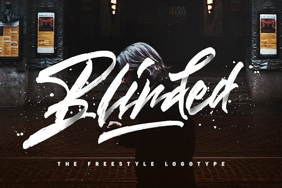 Шрифт Blinded