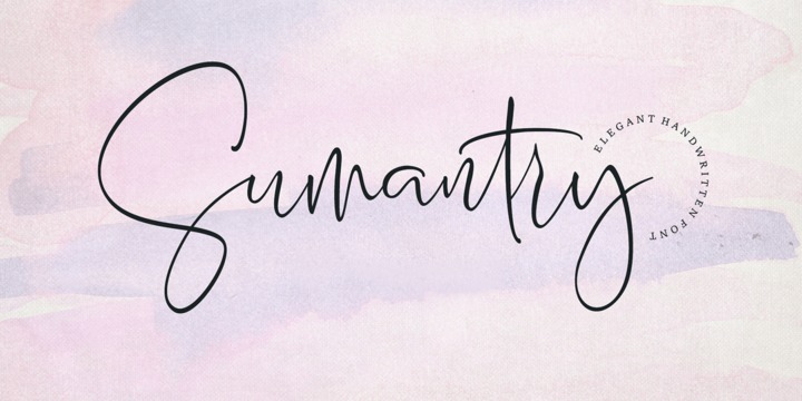 Шрифт Sumantry