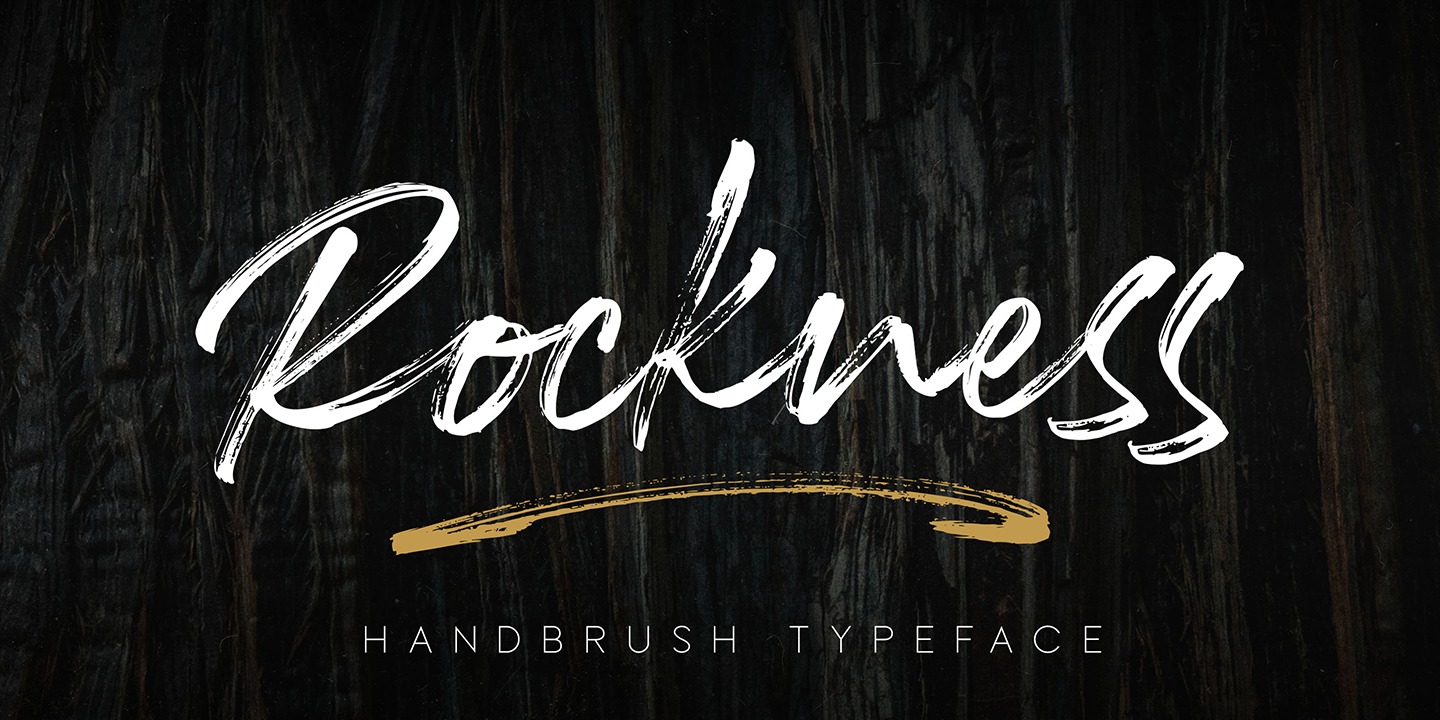 Шрифт Rockness
