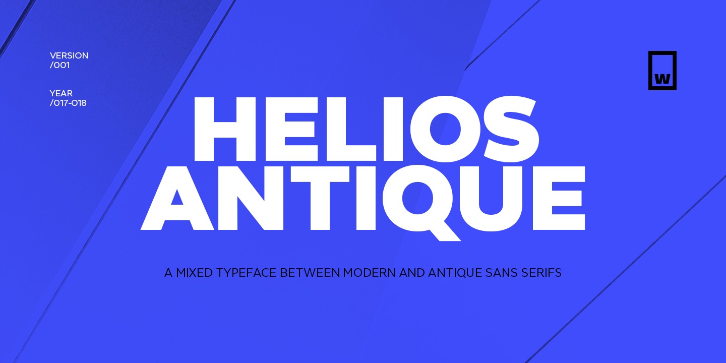 Шрифт Helios Antique