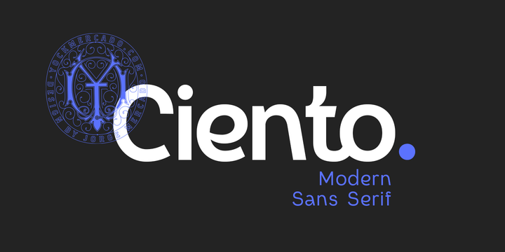 Шрифт Ciento