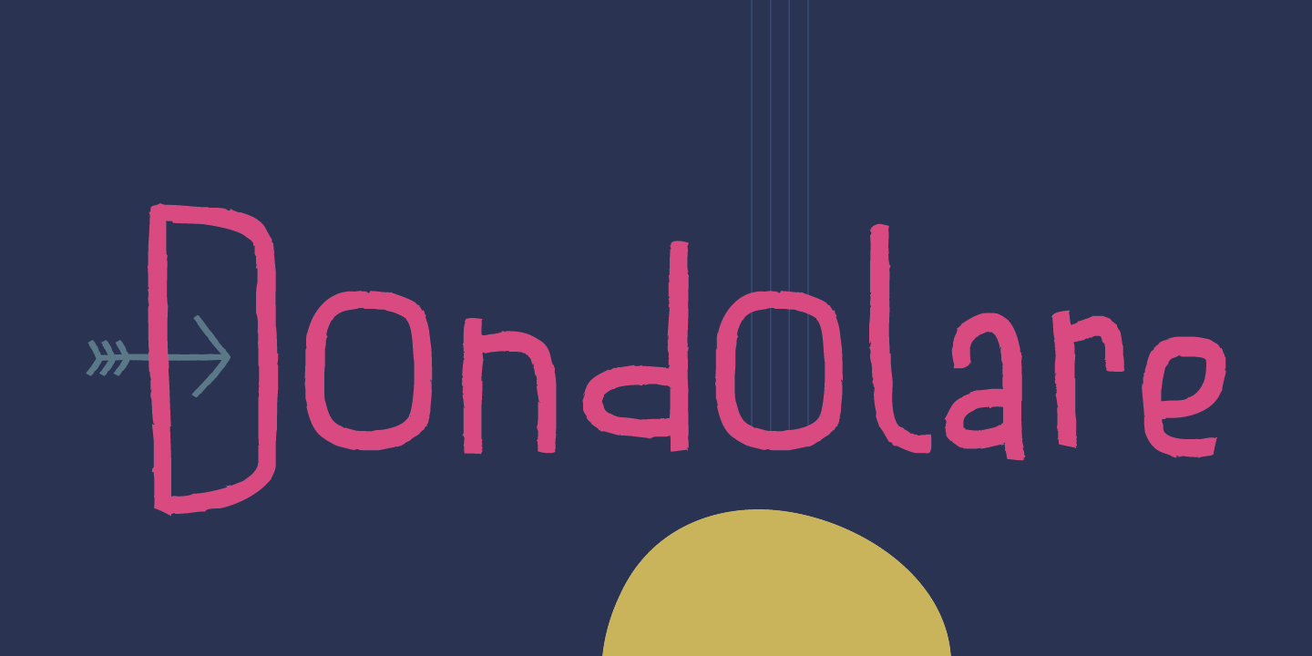 Шрифт Dondolare