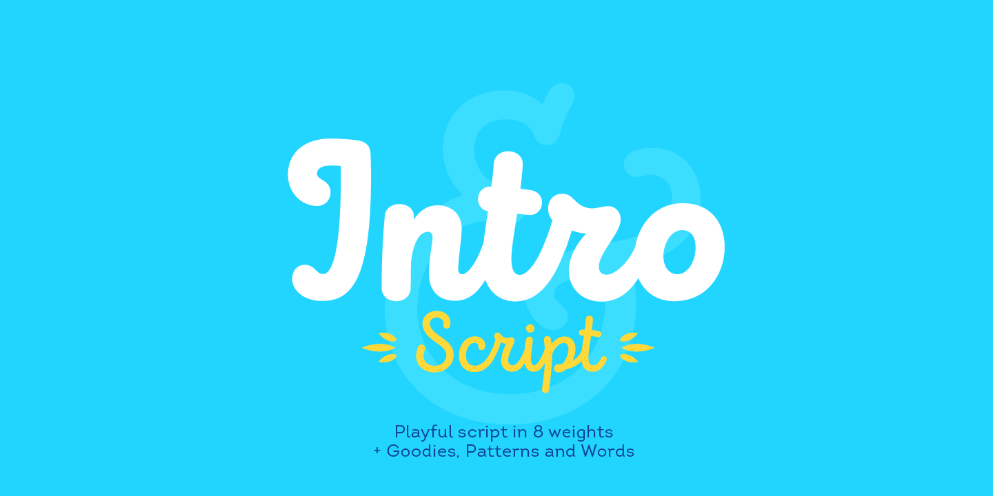 Шрифт Intro Script