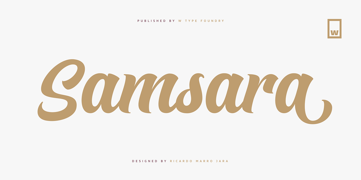 Шрифт Samsara