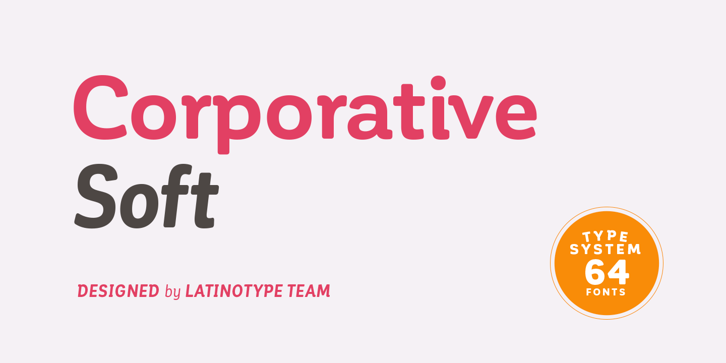 Шрифт Corporative Soft
