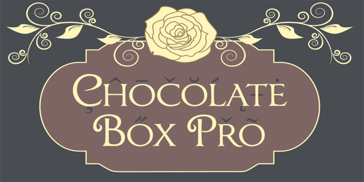 Шрифт Chocolate Box Pro