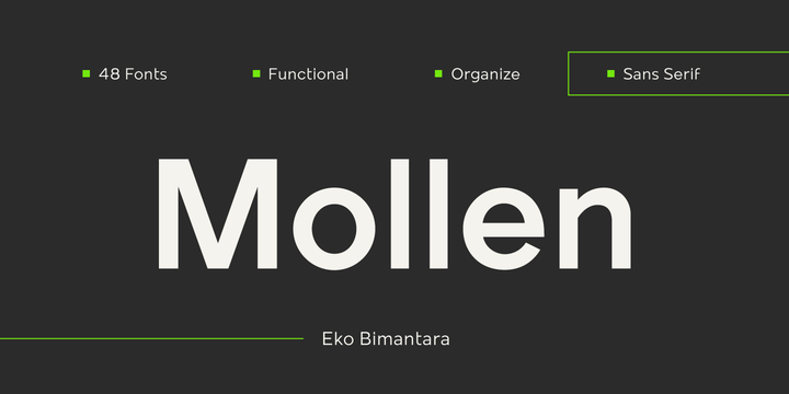 Шрифт Mollen Condensed