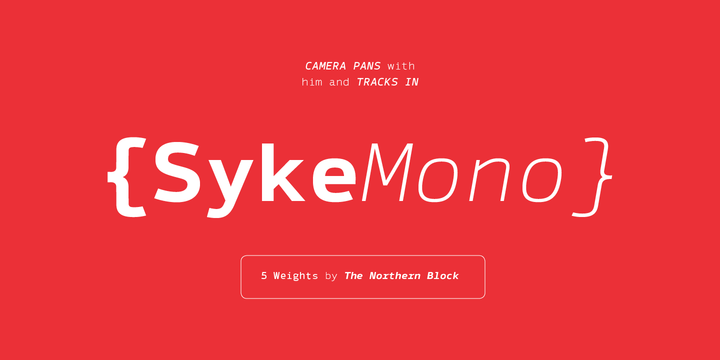 Шрифт Syke Mono