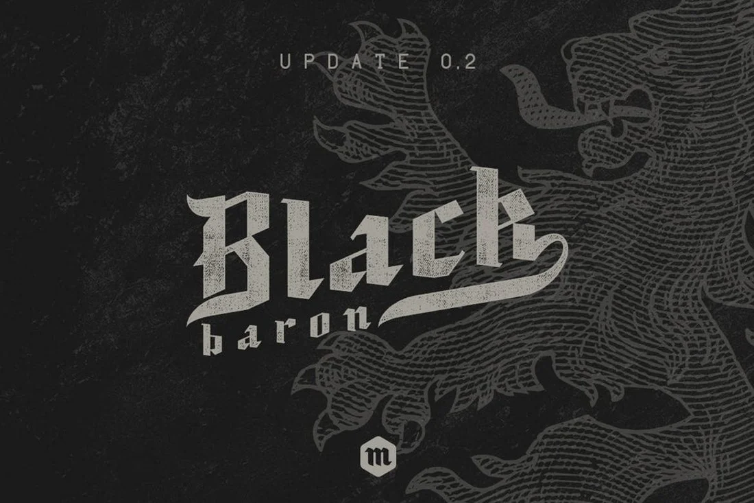 Шрифт Black Baron