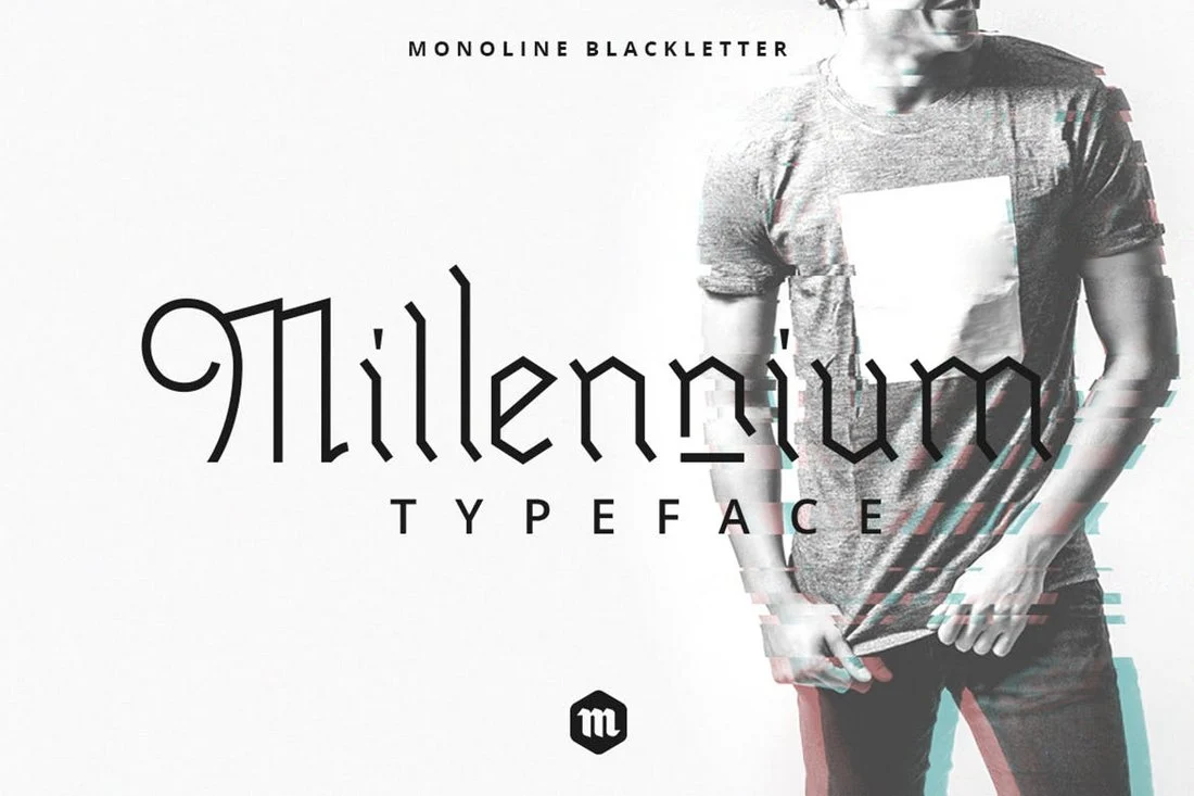 Шрифт Millennium