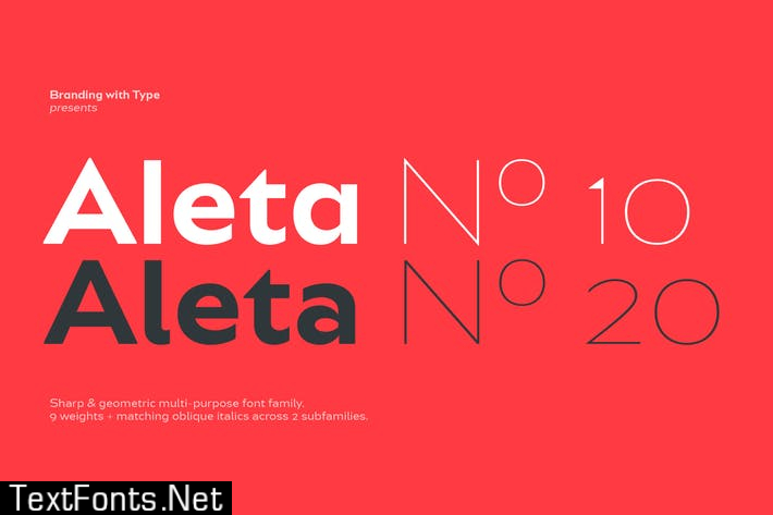 Шрифт Bw Aleta No 10