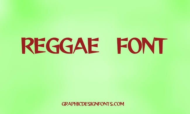 Шрифт Reggae One