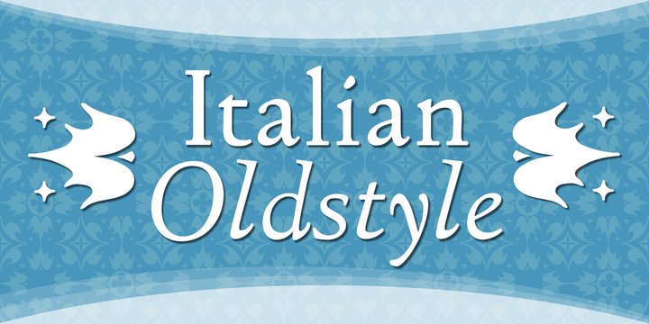 Шрифт Italian Old Style