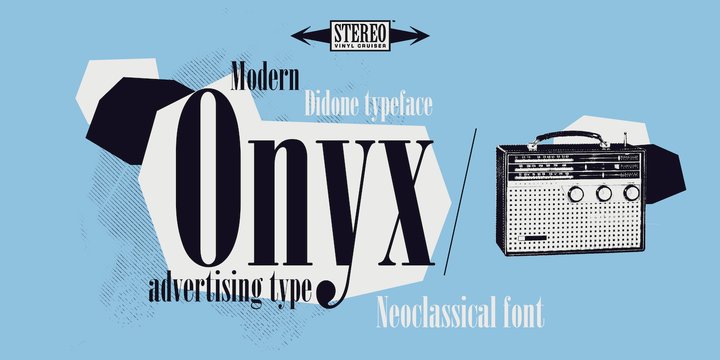 Шрифт Onyx