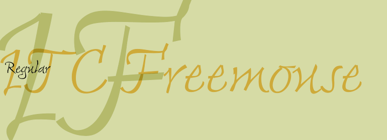 Шрифт Freemouse ITC