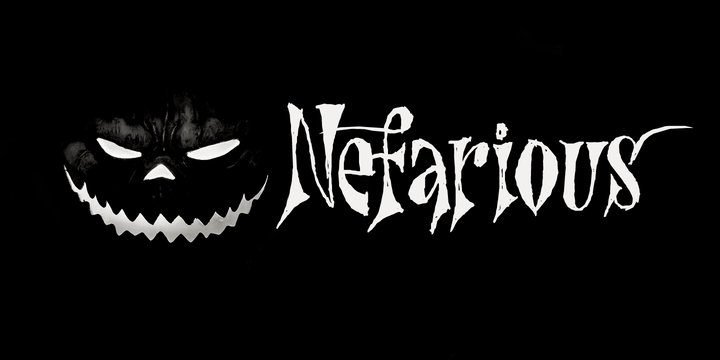 Шрифт Nefarious
