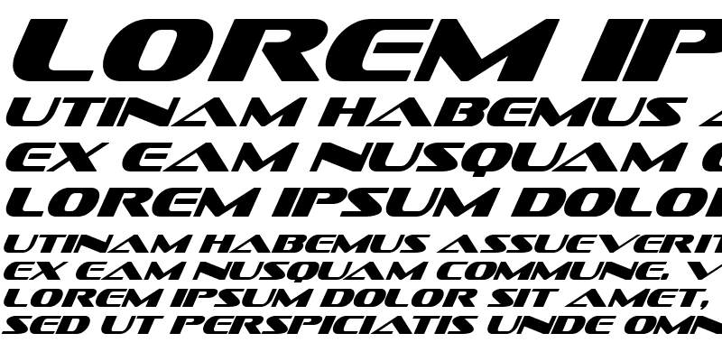 Шрифт Sofachrome Italic