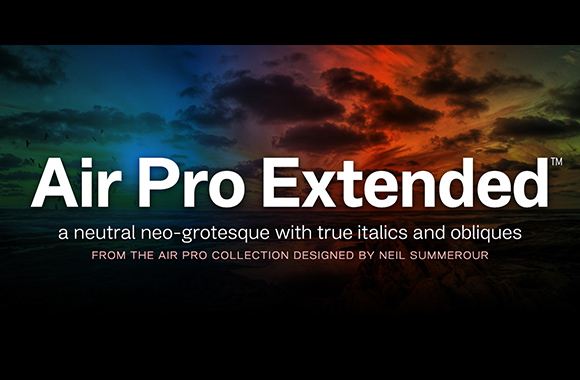 Шрифт Air Pro Extended