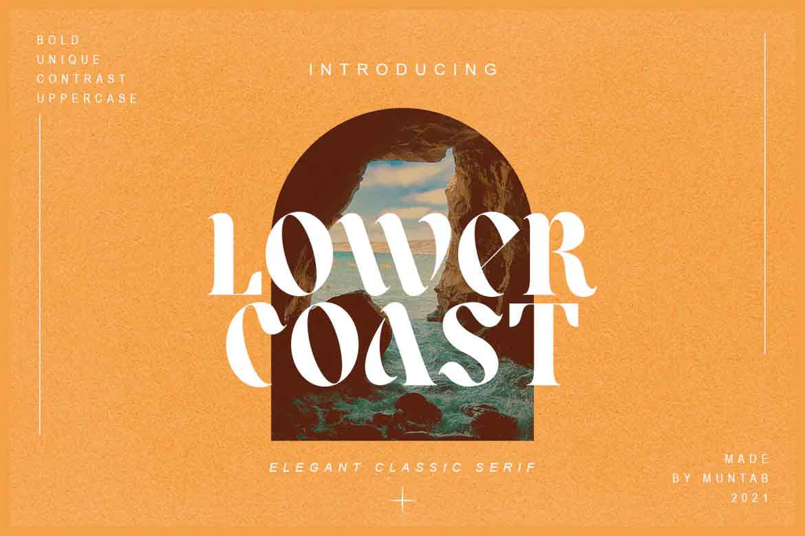 Шрифт Lower Coast