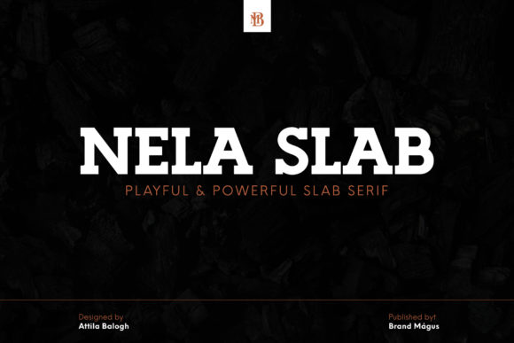 Шрифт Nela Slab
