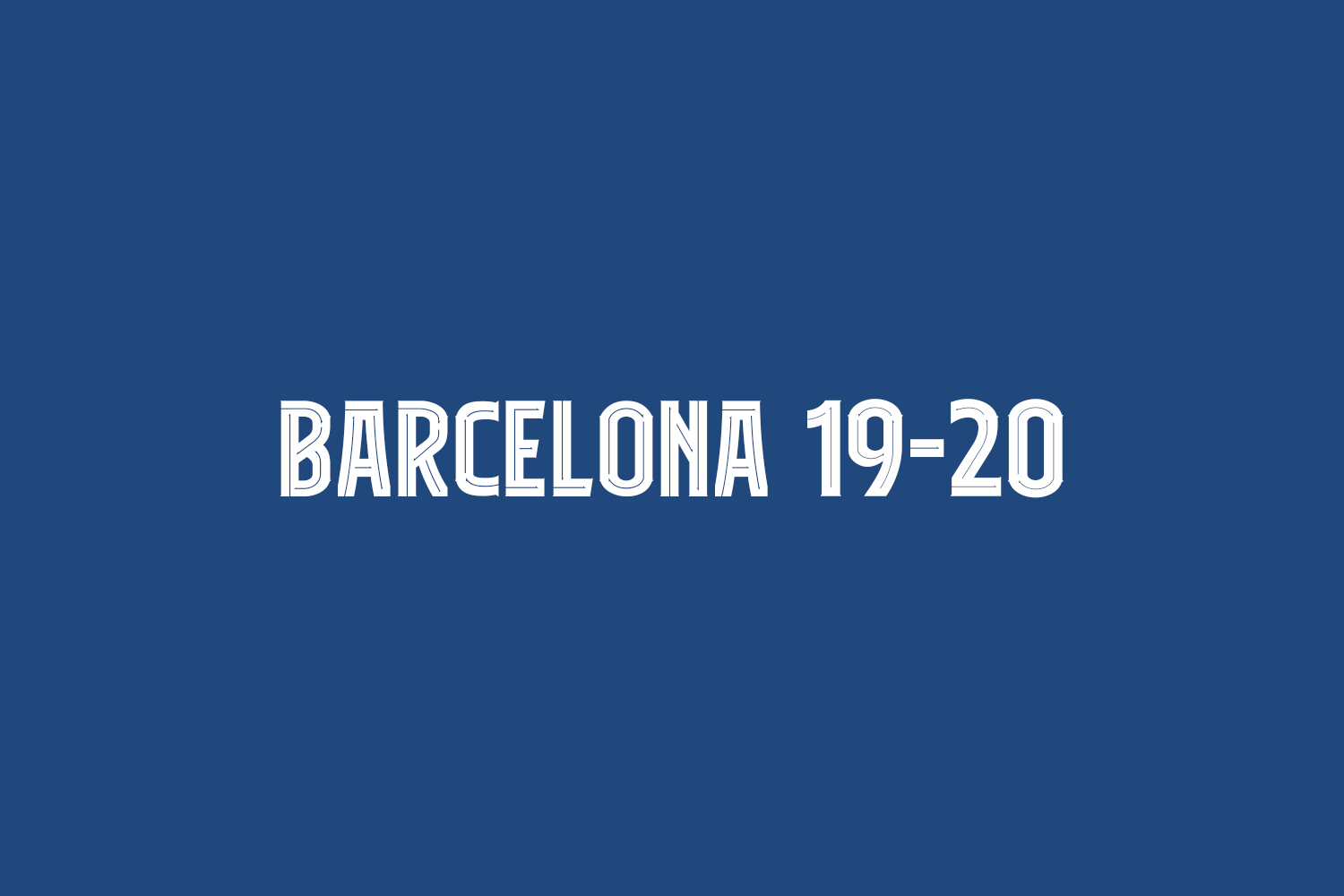 Шрифт Barcelona 19-20