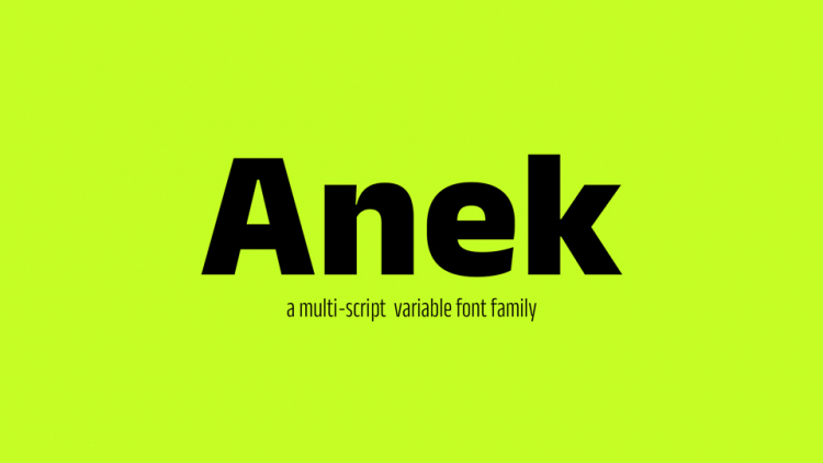 Шрифт Anek Tamil