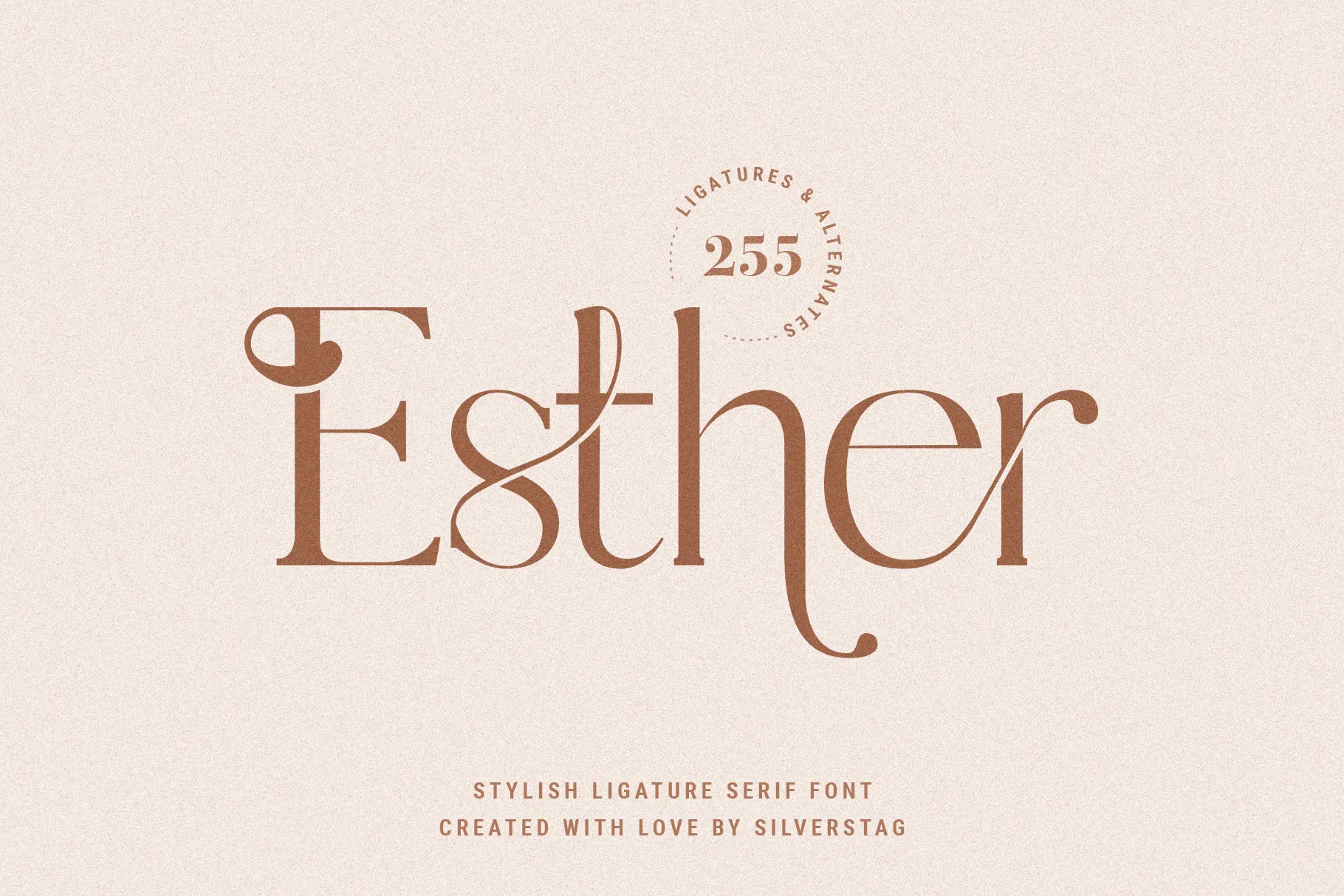 Шрифт Esther