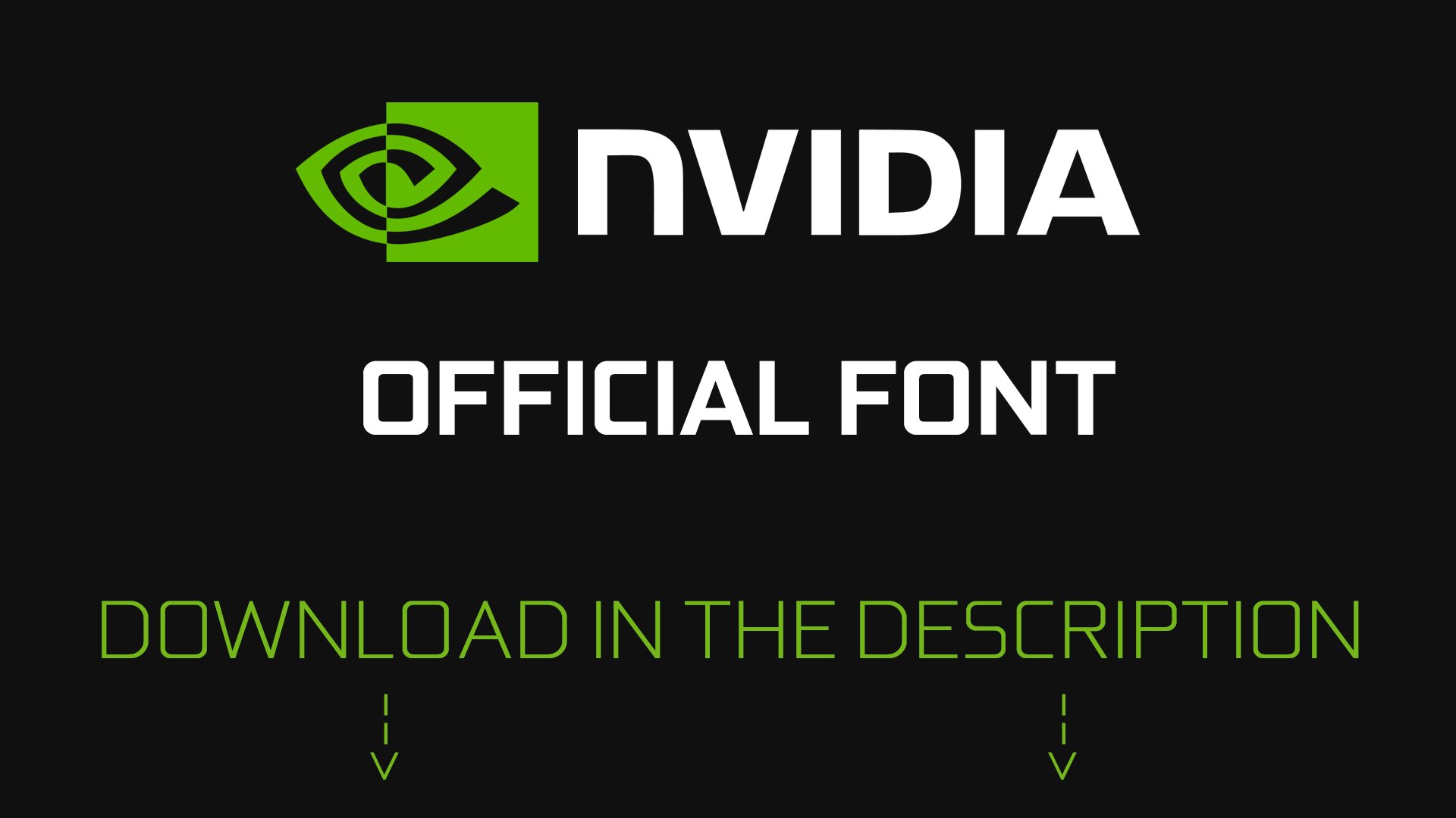 Шрифт Nvidia Sans