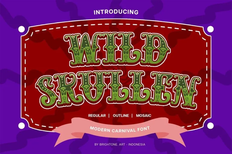 Шрифт Wild Skullen