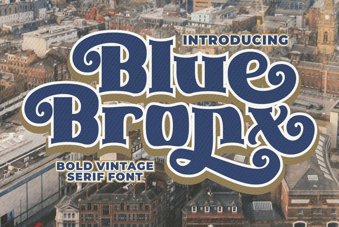 Шрифт Blue Bronx