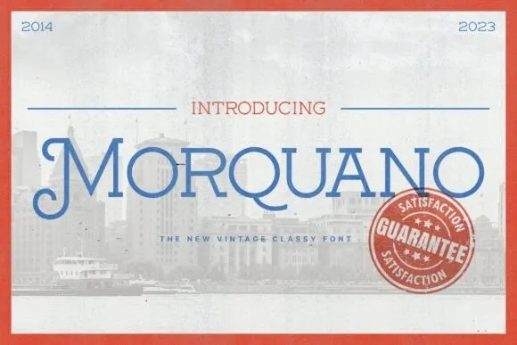 Шрифт Morquano