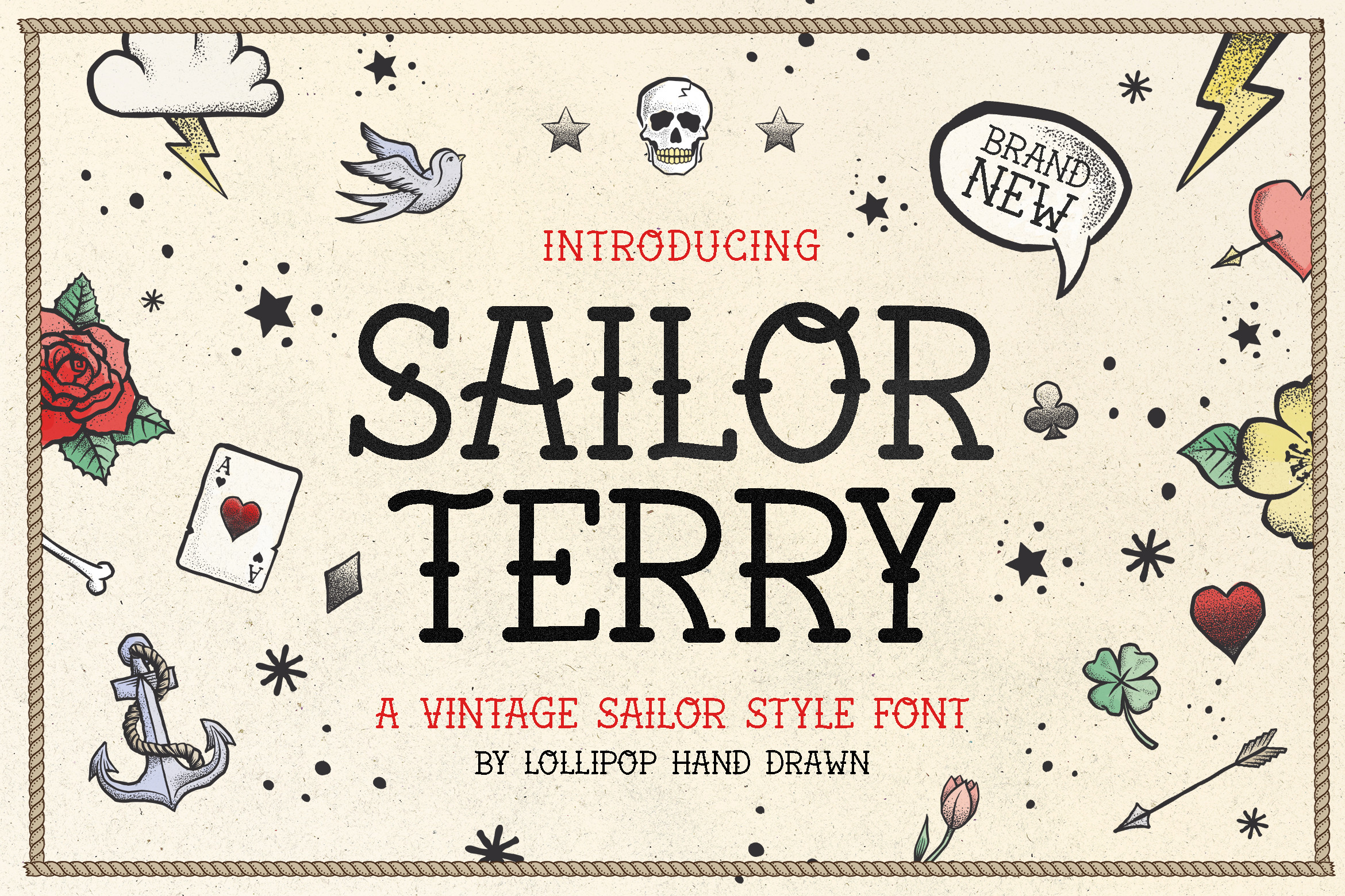 Шрифт Sailor Terry