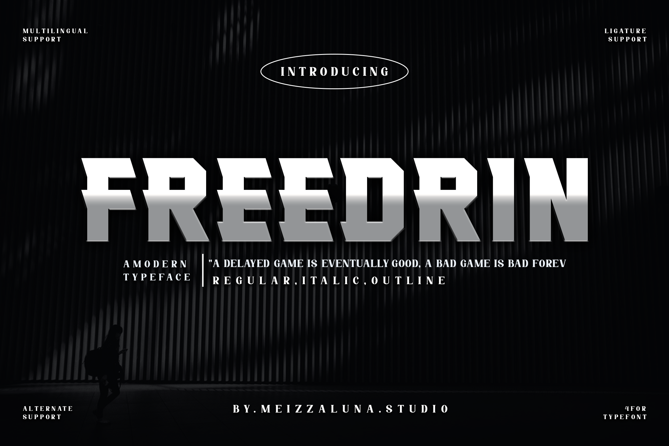 Шрифт Freedrin