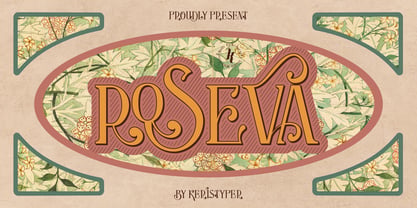 Шрифт Roseva