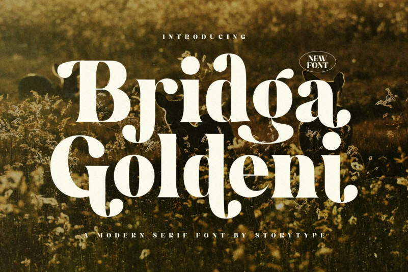 Шрифт Bridga Goldeni