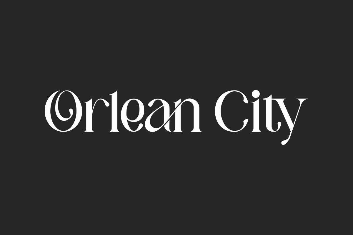 Шрифт Orlean City