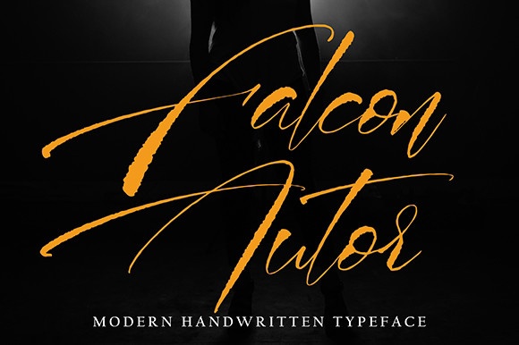 Шрифт Falcon Autor