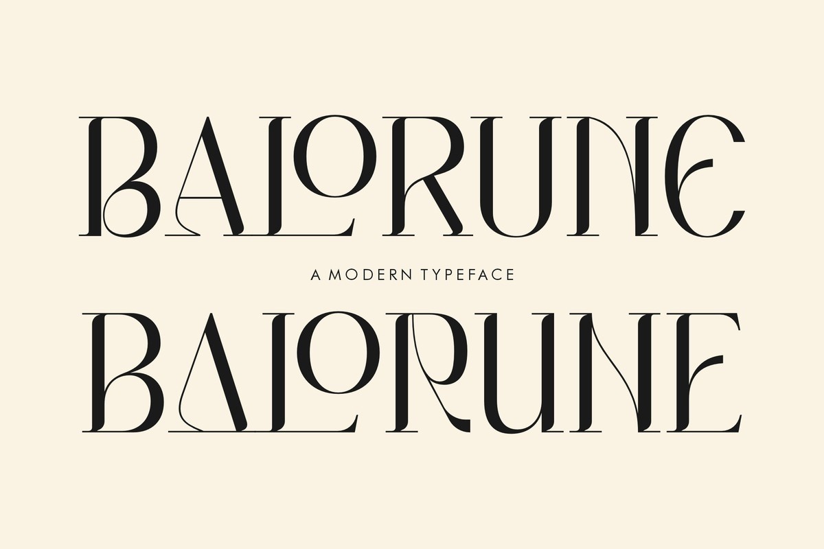 Шрифт Balorune