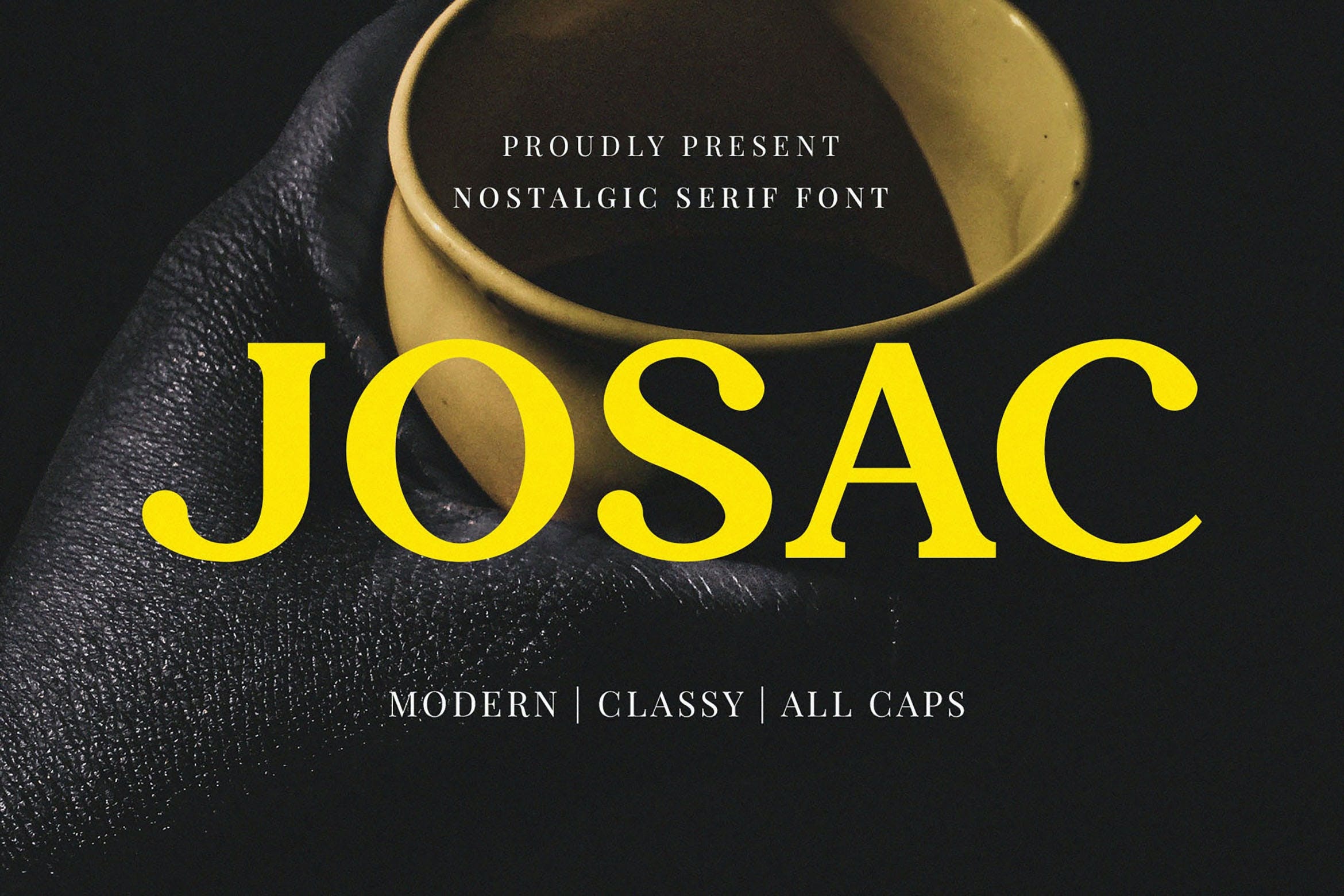 Шрифт Josac