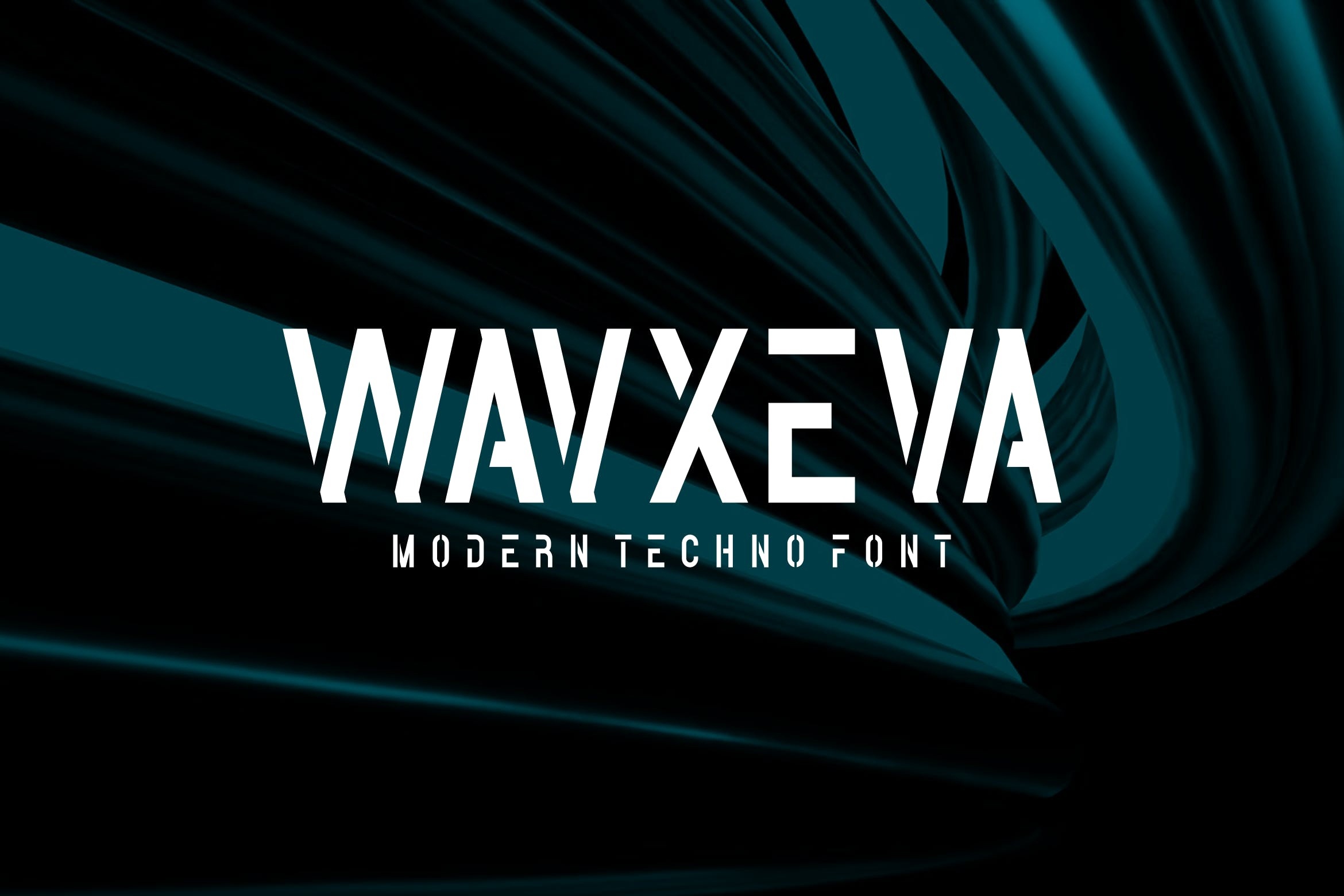 Шрифт Wavxeva