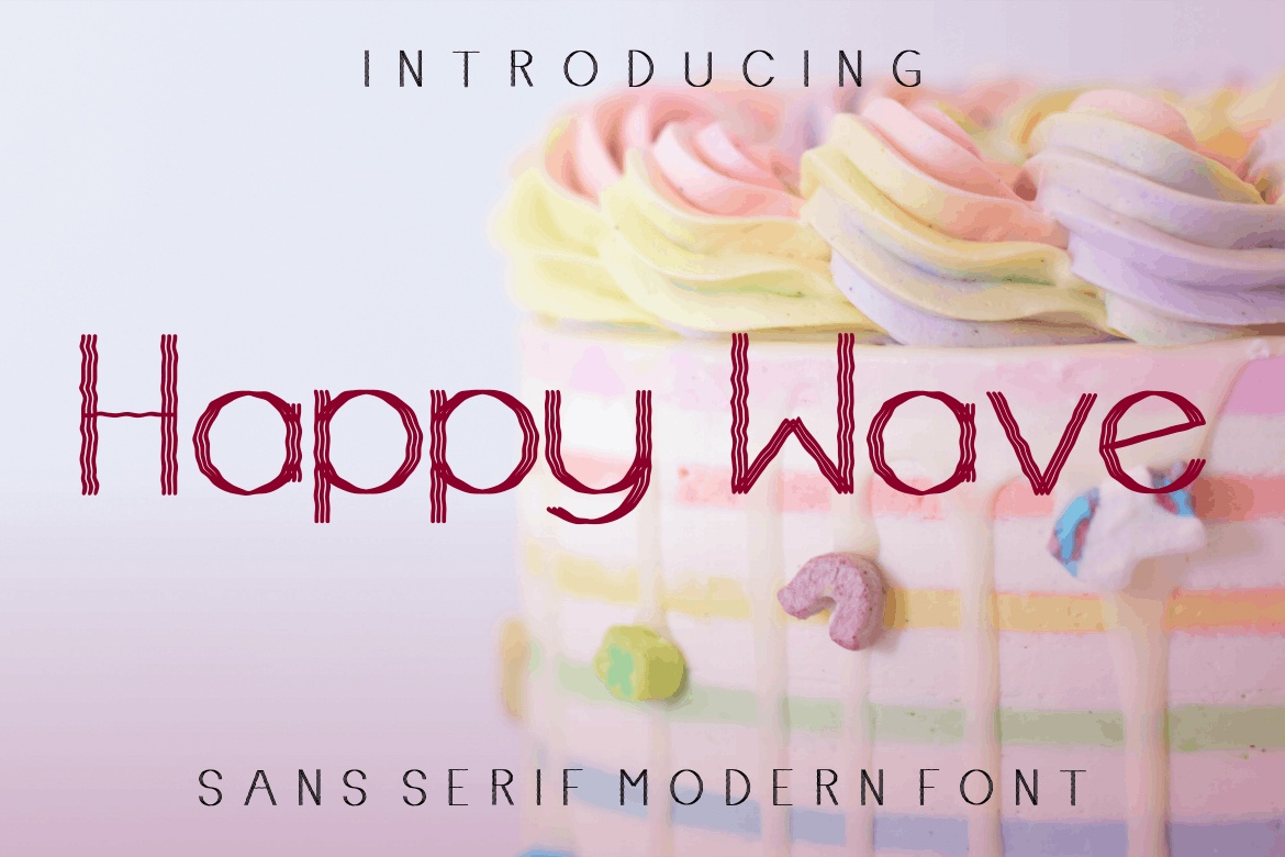 Шрифт Happy Wave