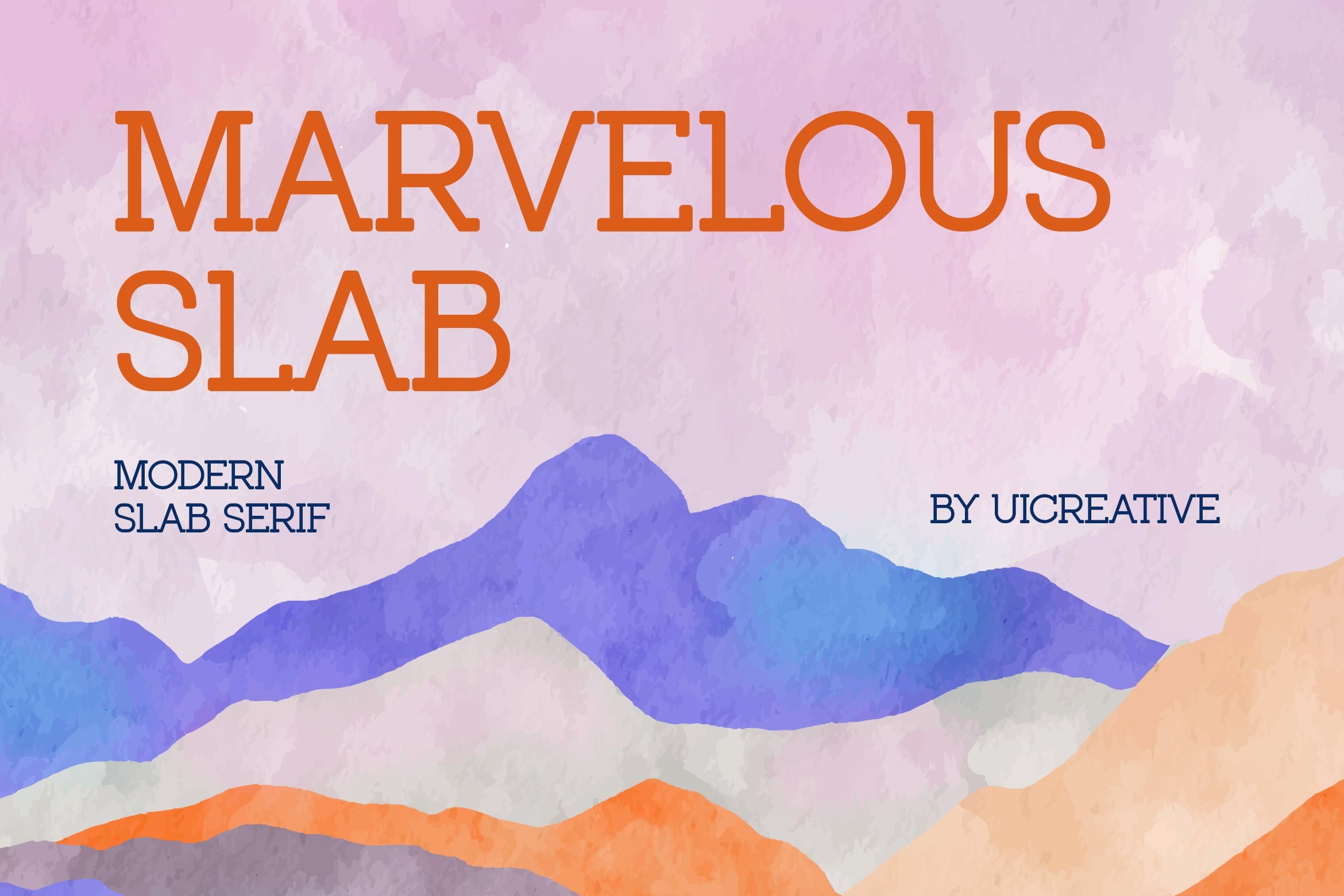 Шрифт Marvelous Slab