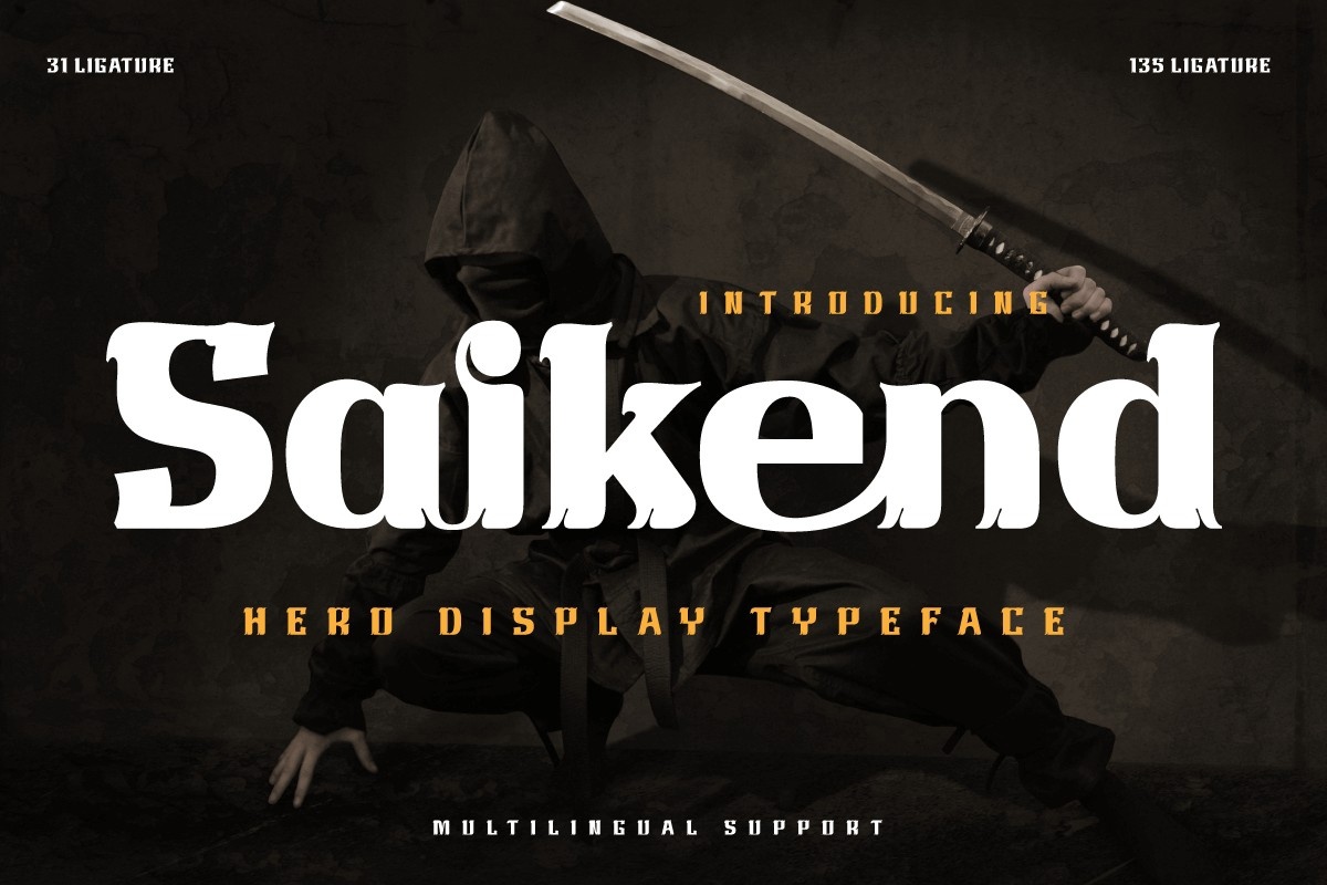 Шрифт Saikend