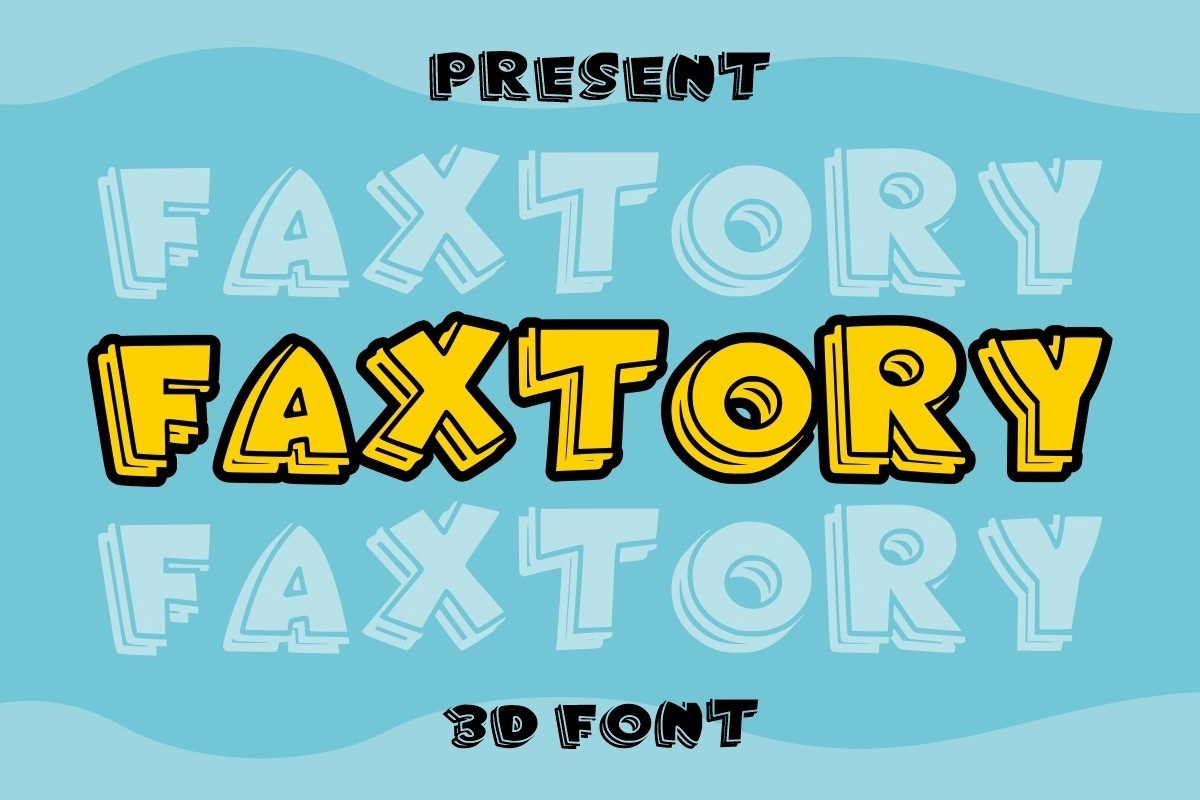 Шрифт Faxtory