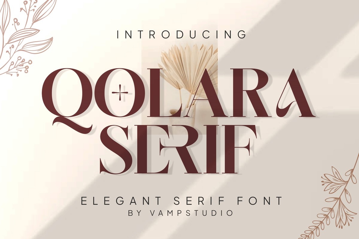 Шрифт Qolara serif