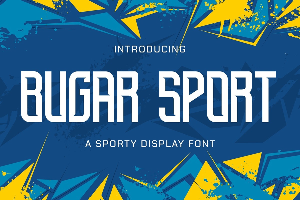 Шрифт Bugar Sport