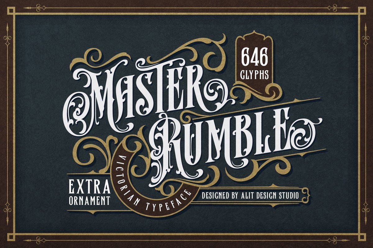 Шрифт Master Rumble